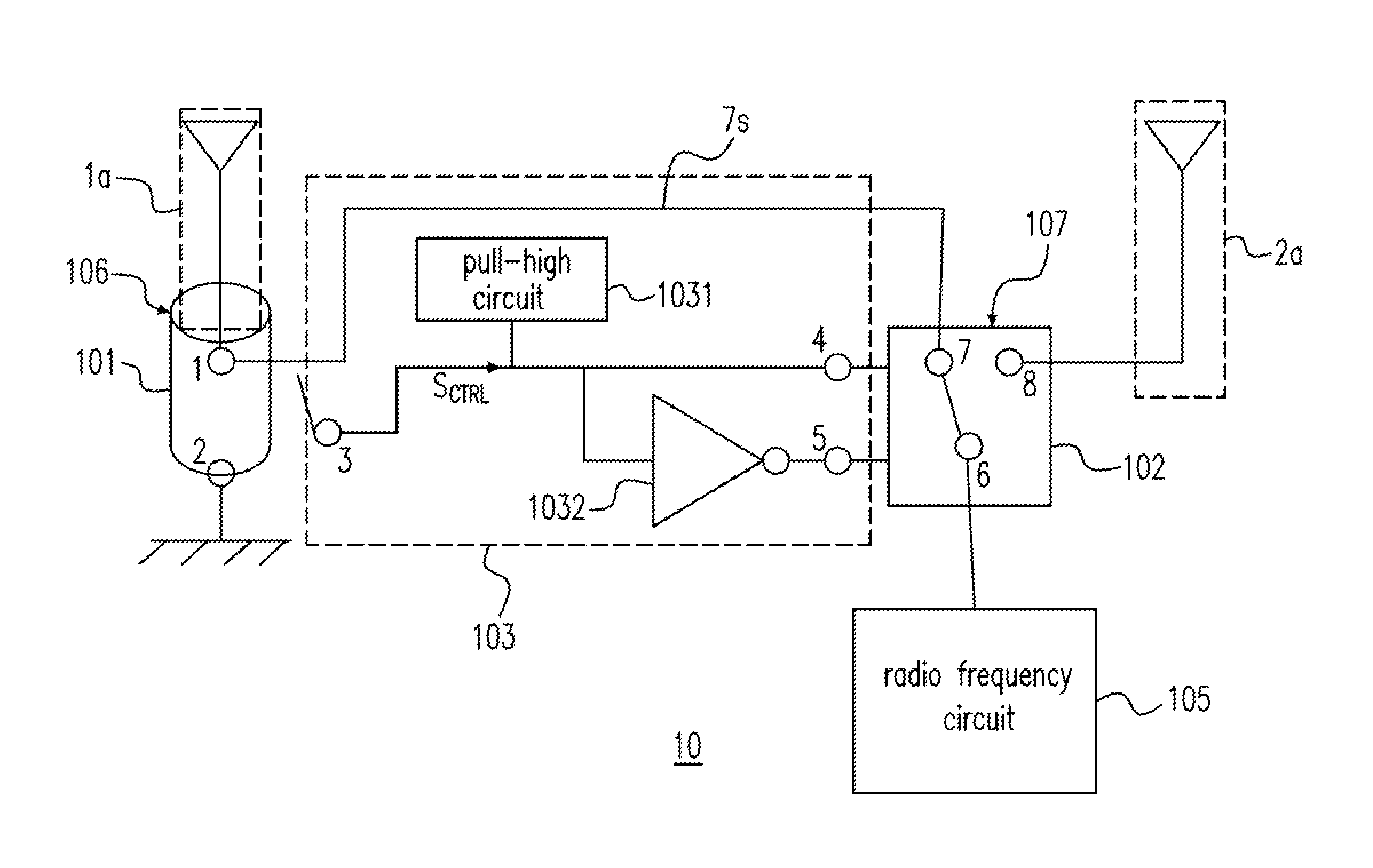 Connector for a switch module