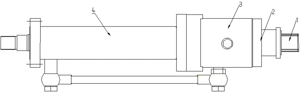 Digital servo hydraulic cylinder