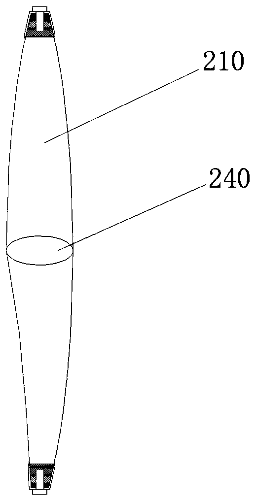 A kind of wind energy blade with lightning protection device