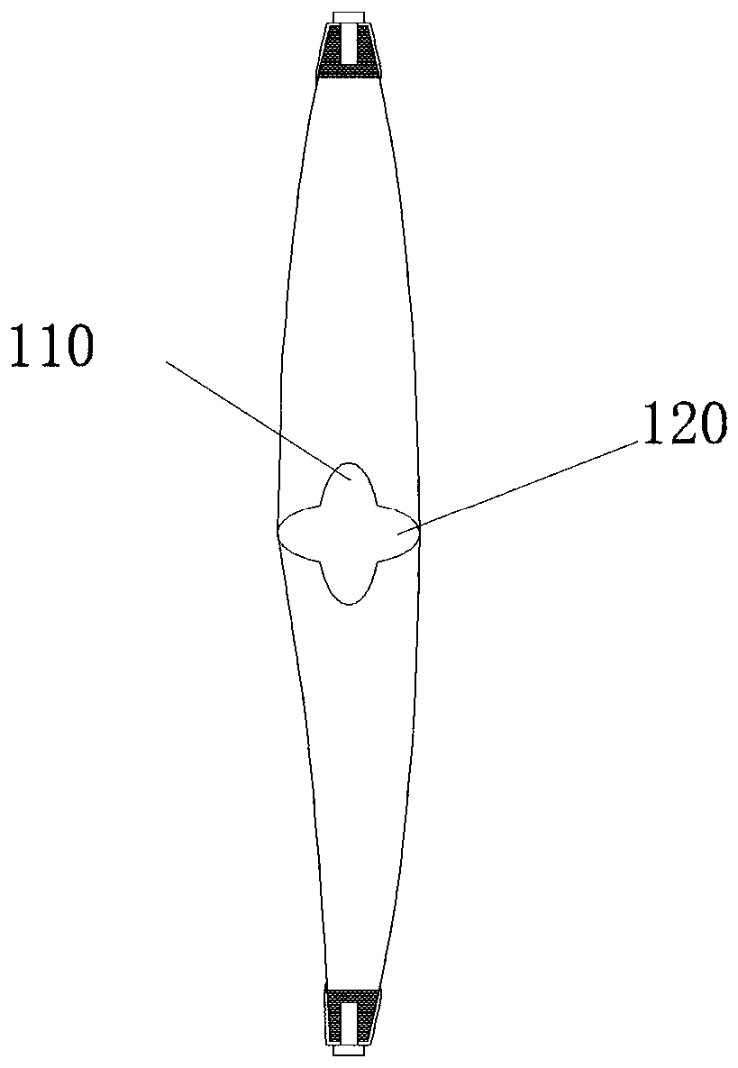 A kind of wind energy blade with lightning protection device