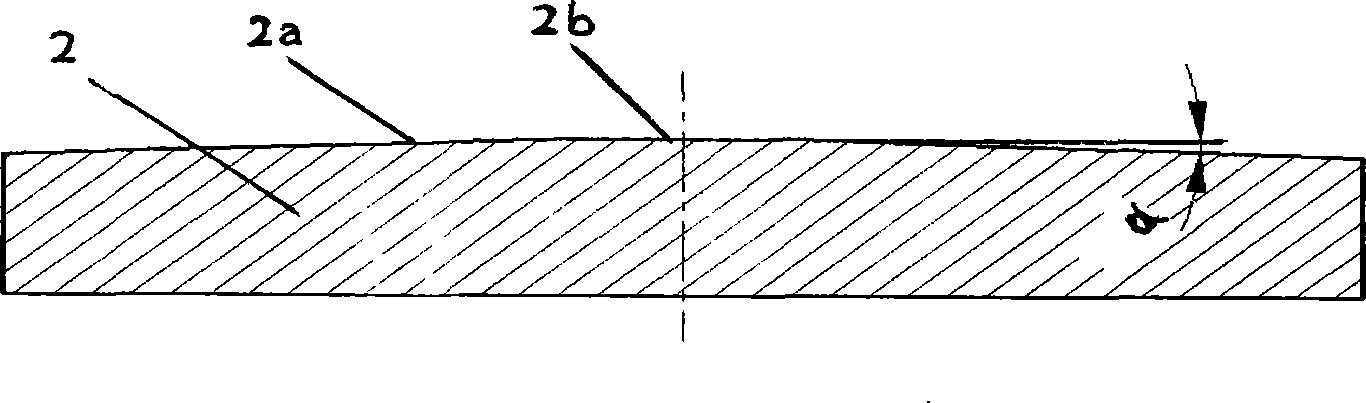 Pressure welding method of large-area target material