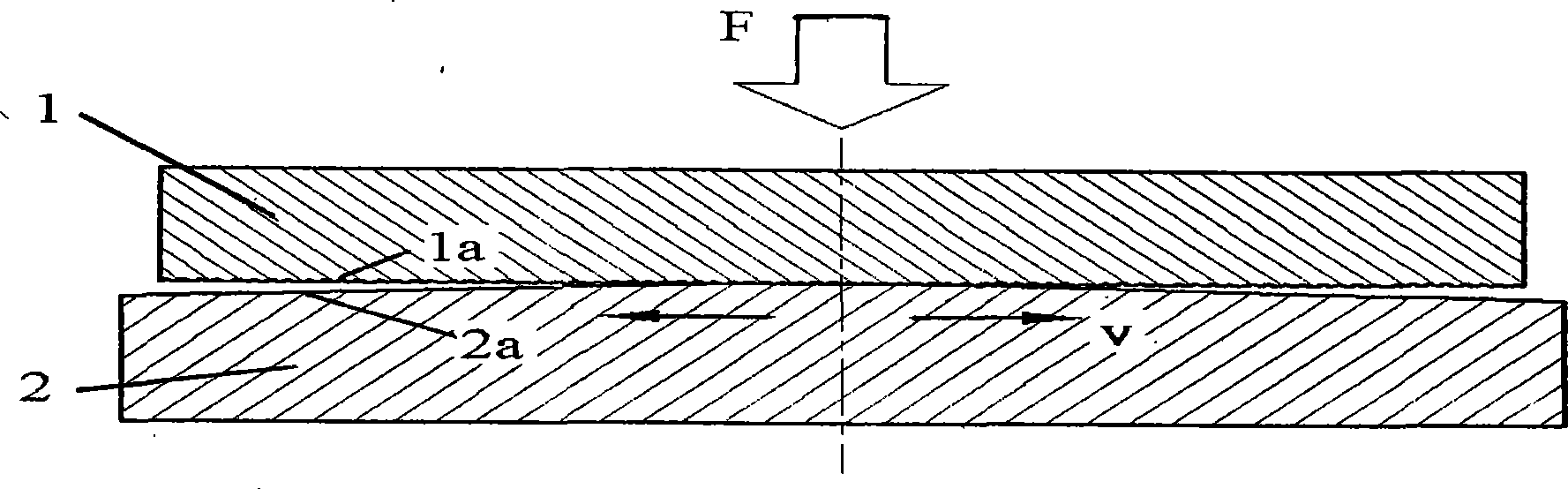 Pressure welding method of large-area target material