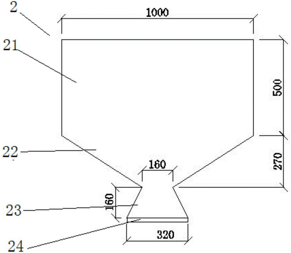 Timed, quantitative and automatic feeding device for fish breeding and feeding method