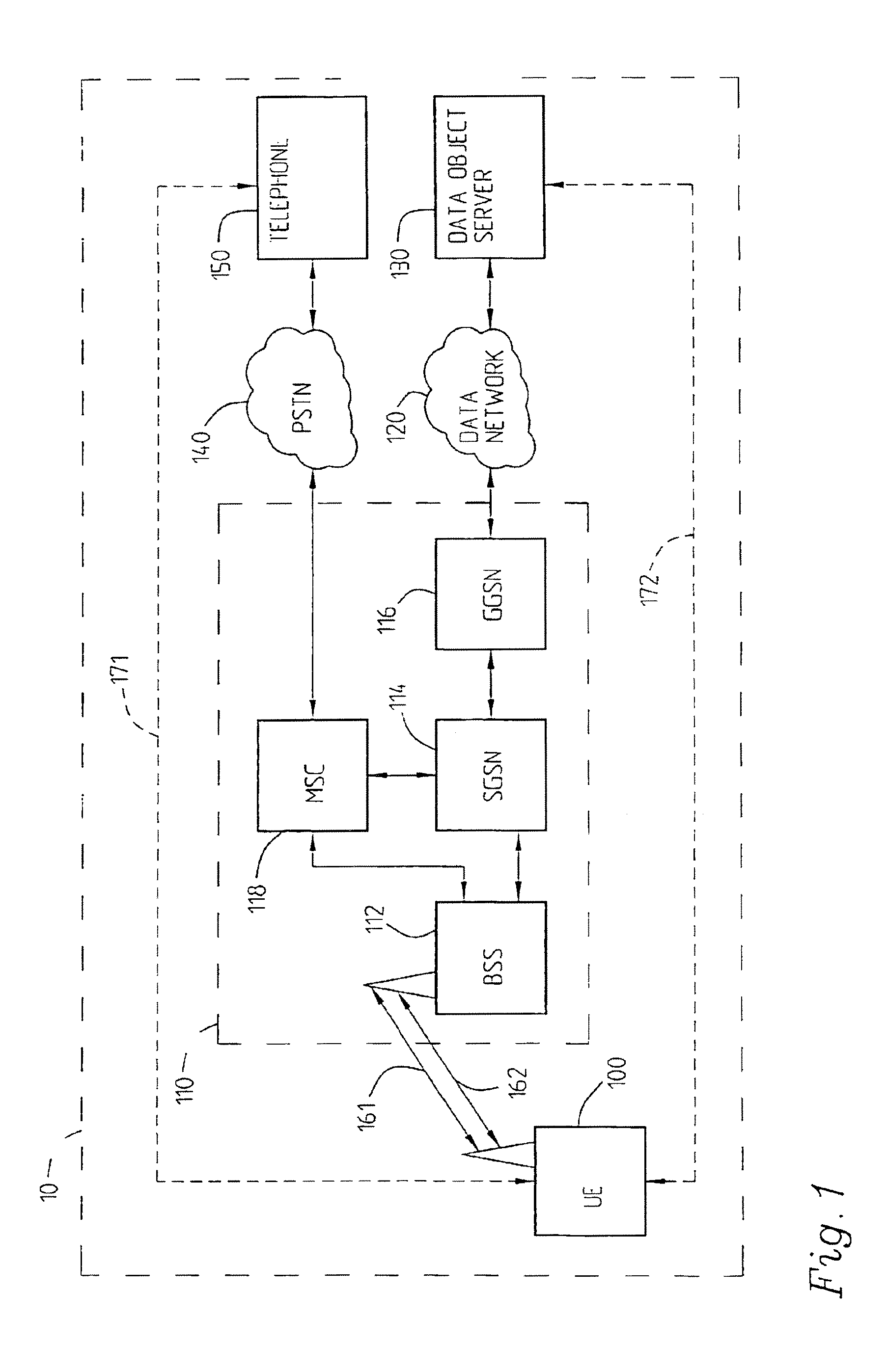 Technique for providing secondary information to a user equipment