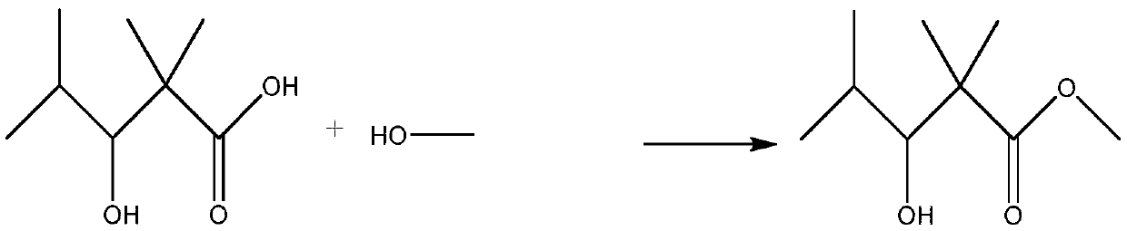 Preparation method of 2,2,4-trimethyl-3-hydroxypentanoate, waterborne industrial paint for steel structure and preparation method of waterborne industrial paint