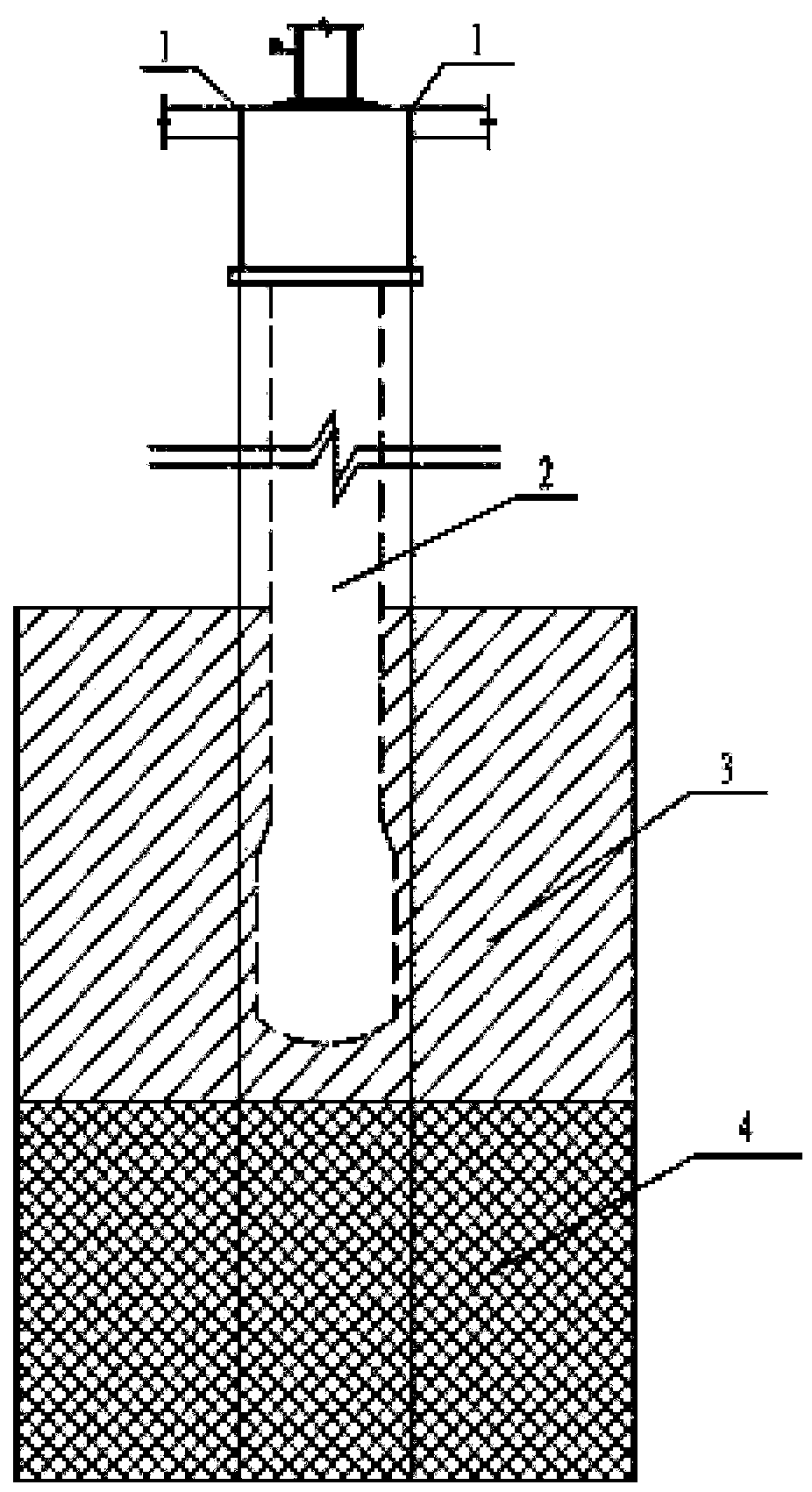 Settling, reinforcing, jacking and leveling technology suitable for independent pile foundation of industrial plant