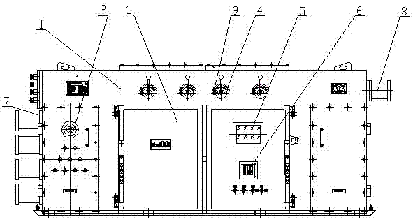 Multi-loop comprehensive control device for coal mine fully-mechanized excavation working surface