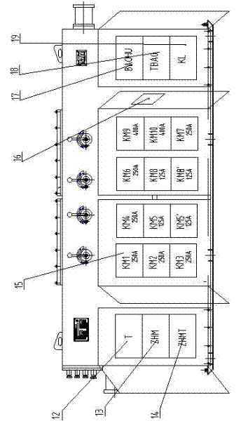 Multi-loop comprehensive control device for coal mine fully-mechanized excavation working surface