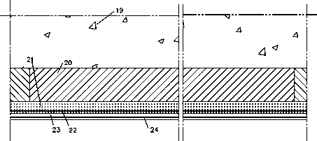 Polyurethane-rock wool composite heat insulating plate external wall external heat insulating system with rib laths