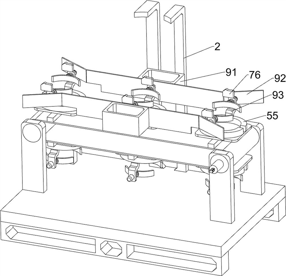 Subpackaging device for rare earth inspection