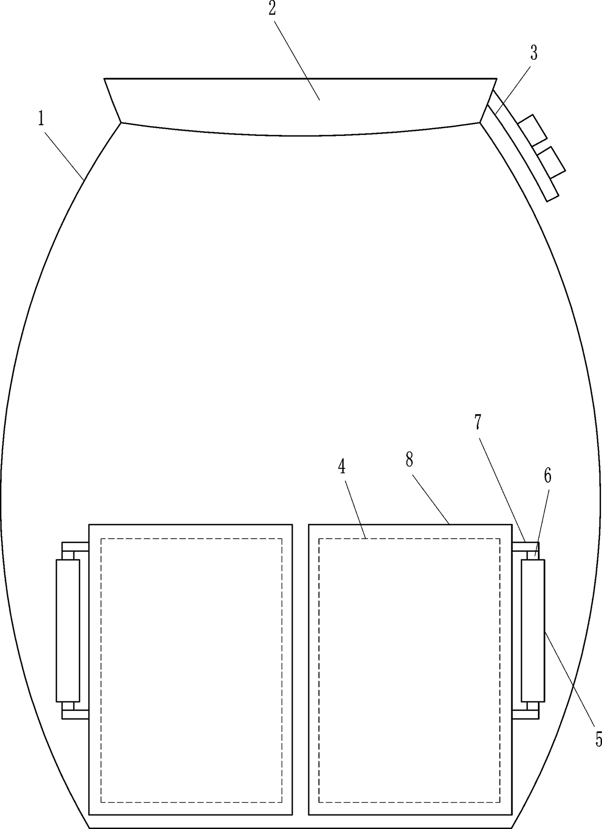 Odor-resistant automatic cover opening garbage can