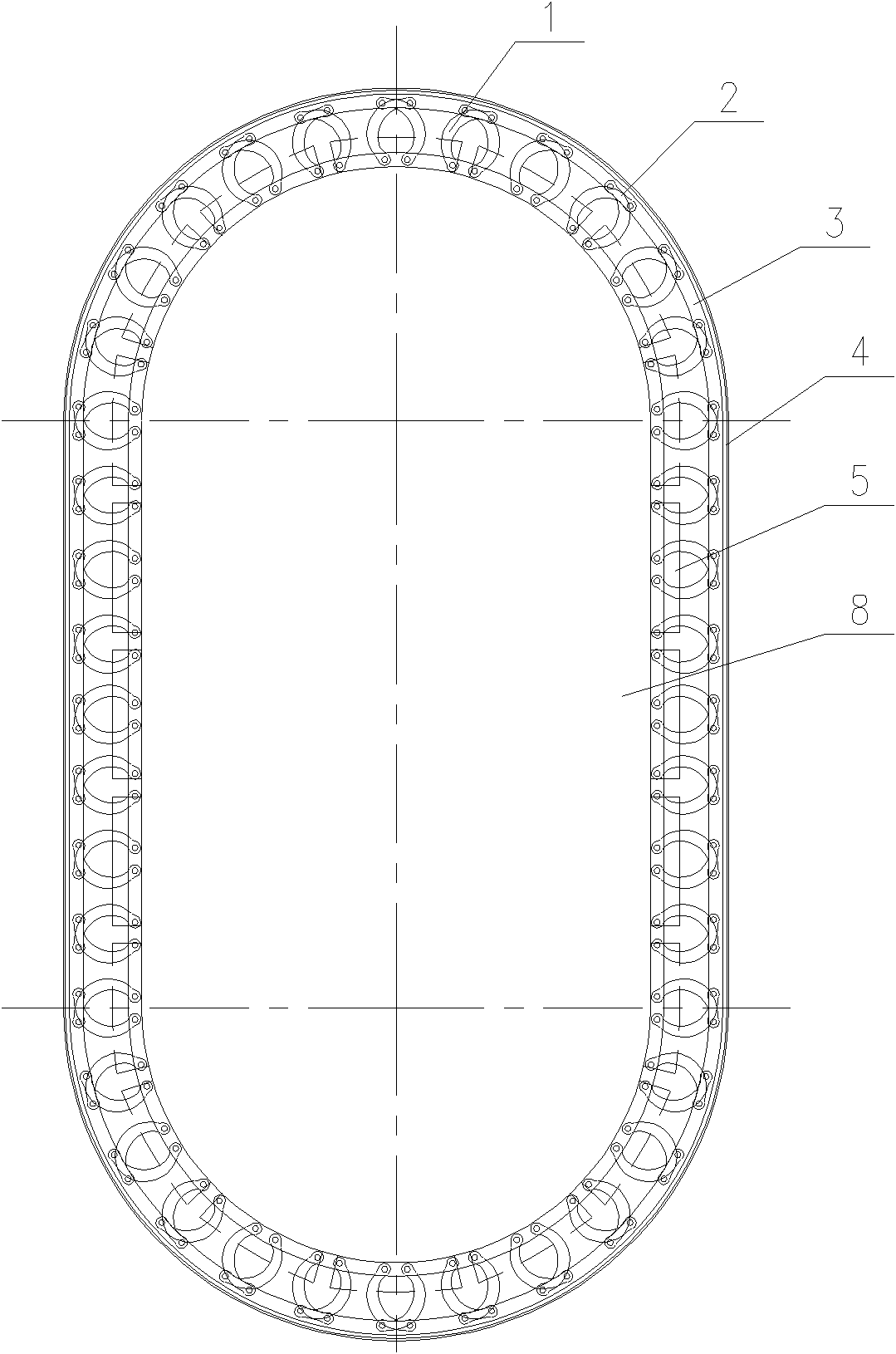 Elastic-plastic steel-structured safety protection device