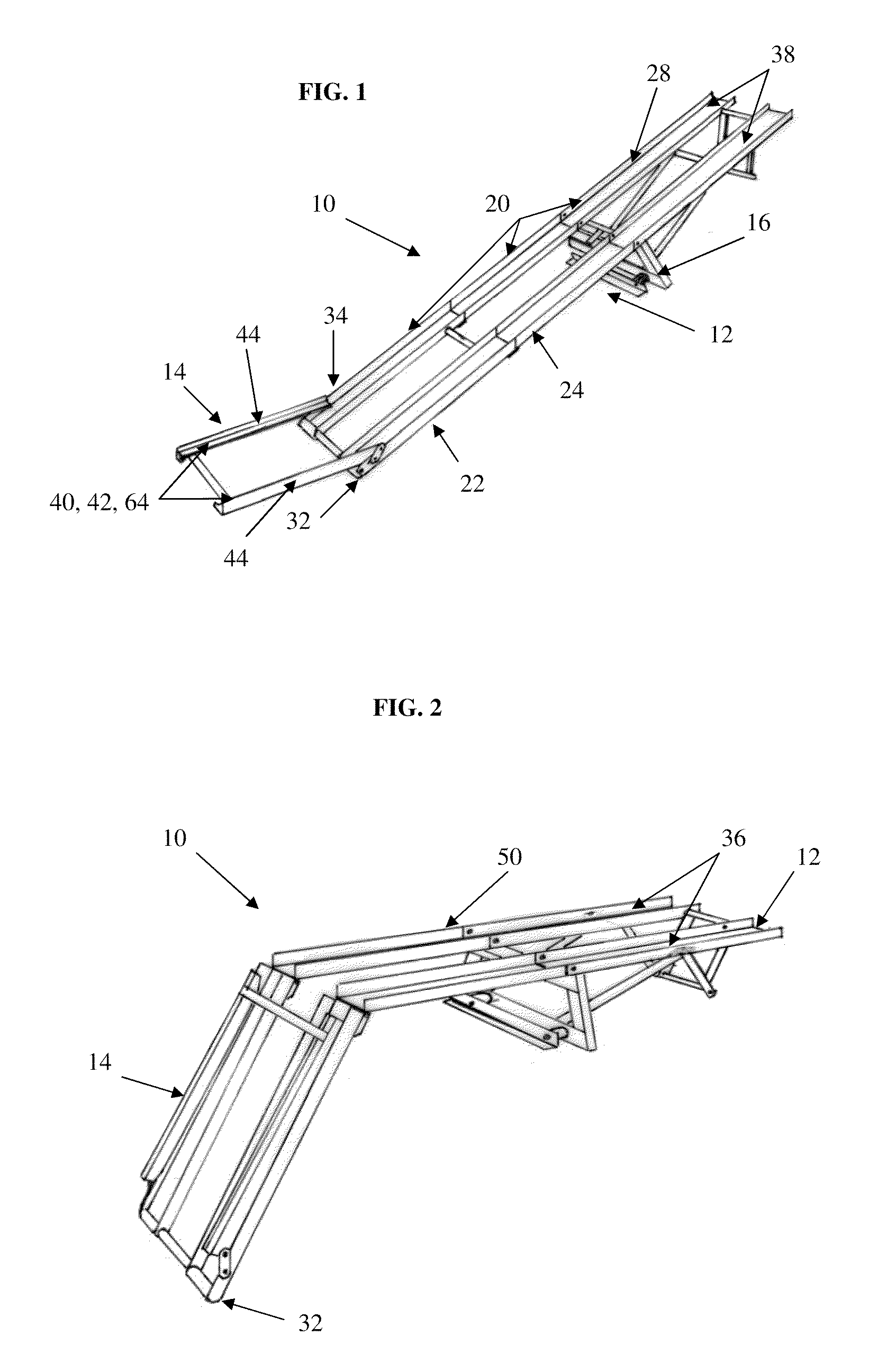 Tiltable loading ramp