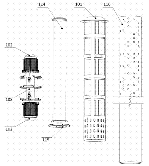 LED (light emitting diode) lane light employing installation interface bracket combination component