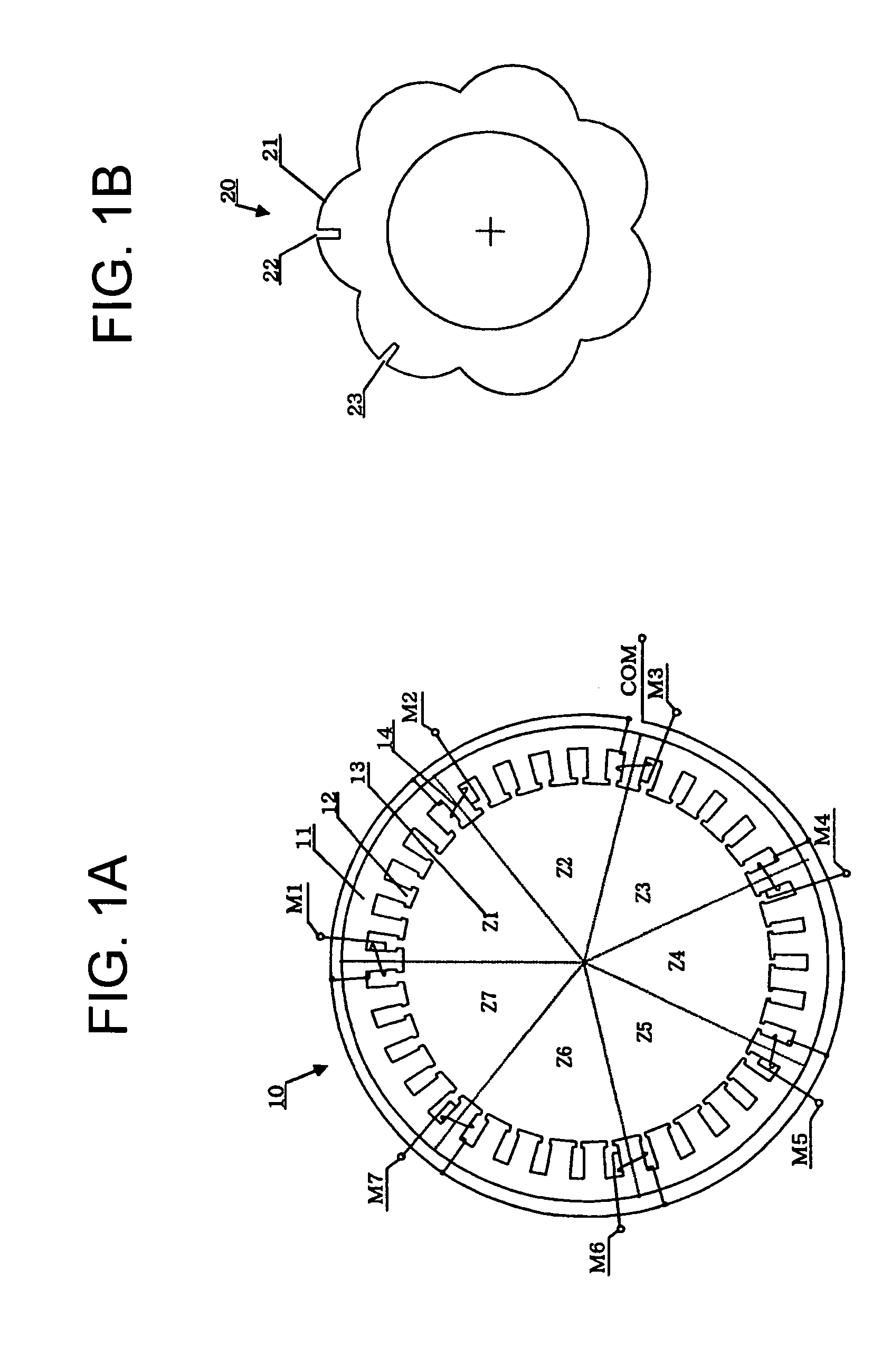 Variable reluctance resolver including rotor with multiple detection portions