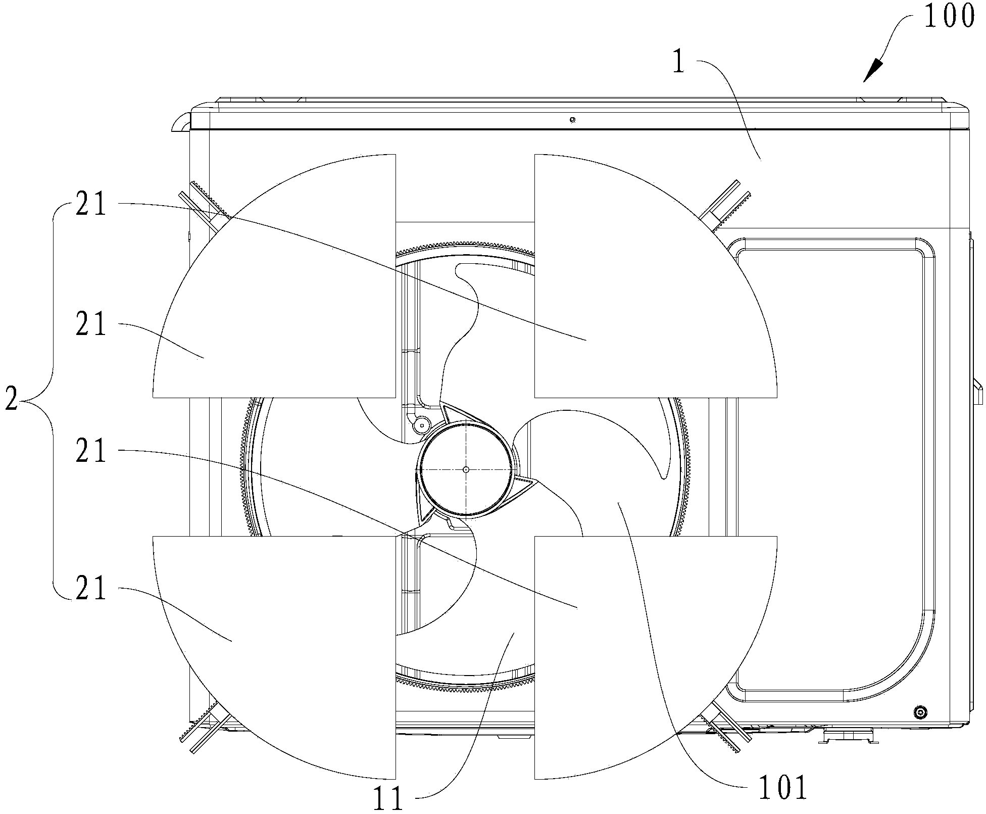 Outdoor unit of air conditioner and control method of same