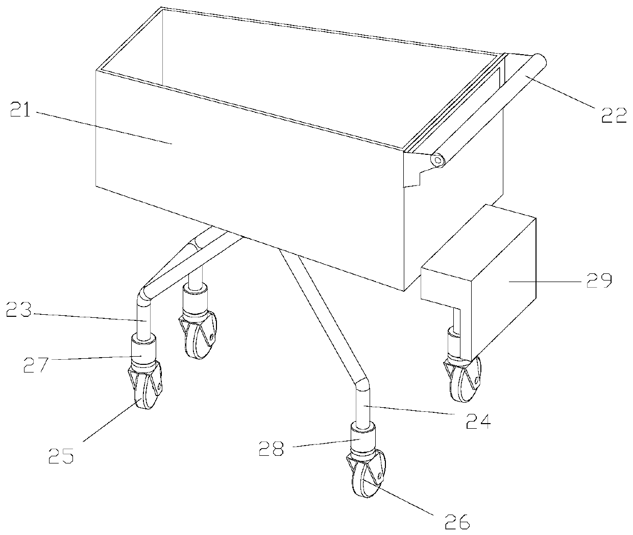 Special escalator system for shopping cart