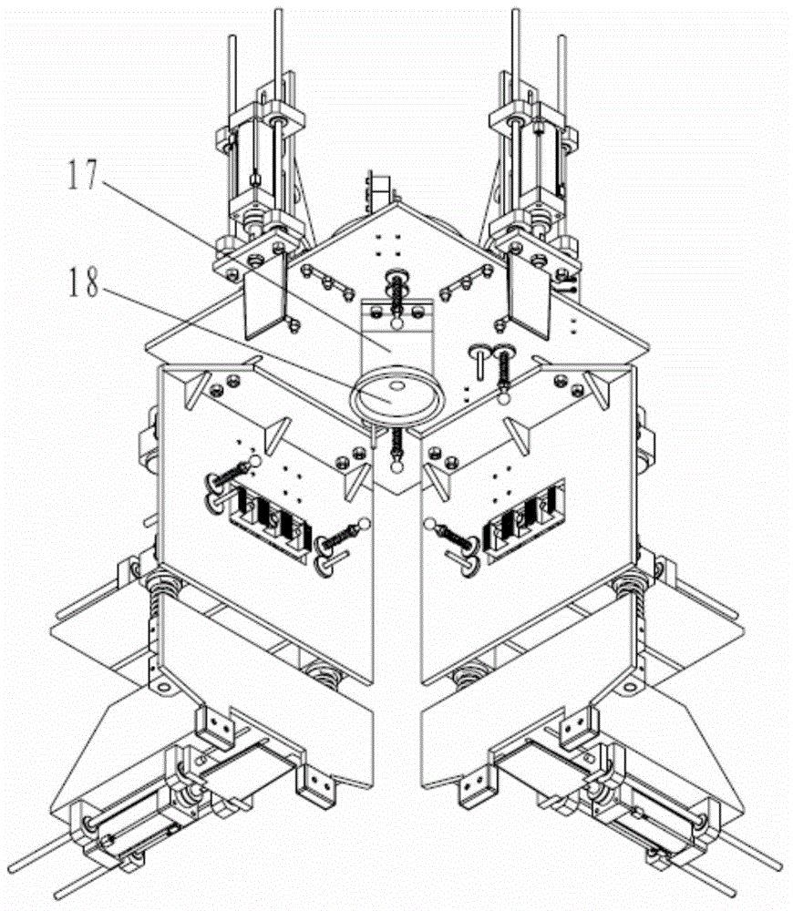 Robot gripper for box palletizing-depalletizing