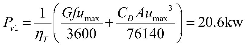 Matching method for battery electric vehicle power system