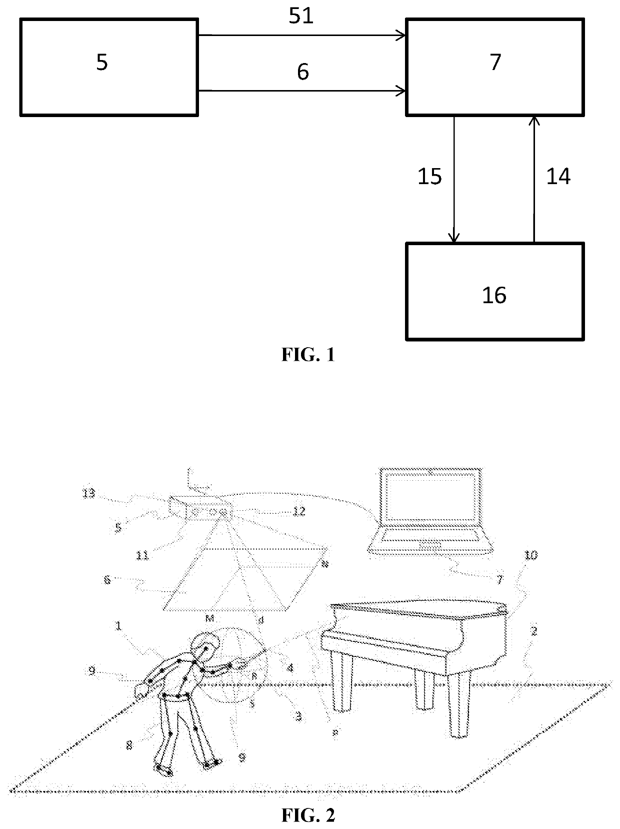 System and method for interaction with a computer implemented interactive application using a depth aware camera