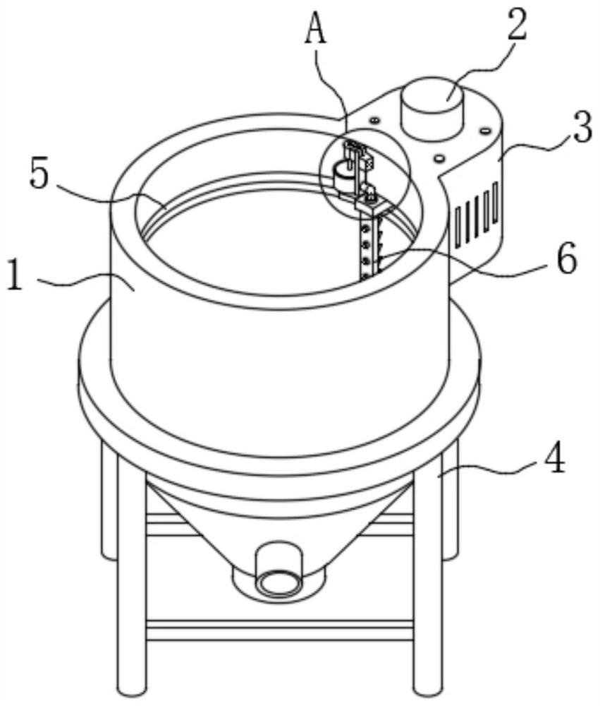 Integrated reaction precipitation separation tank