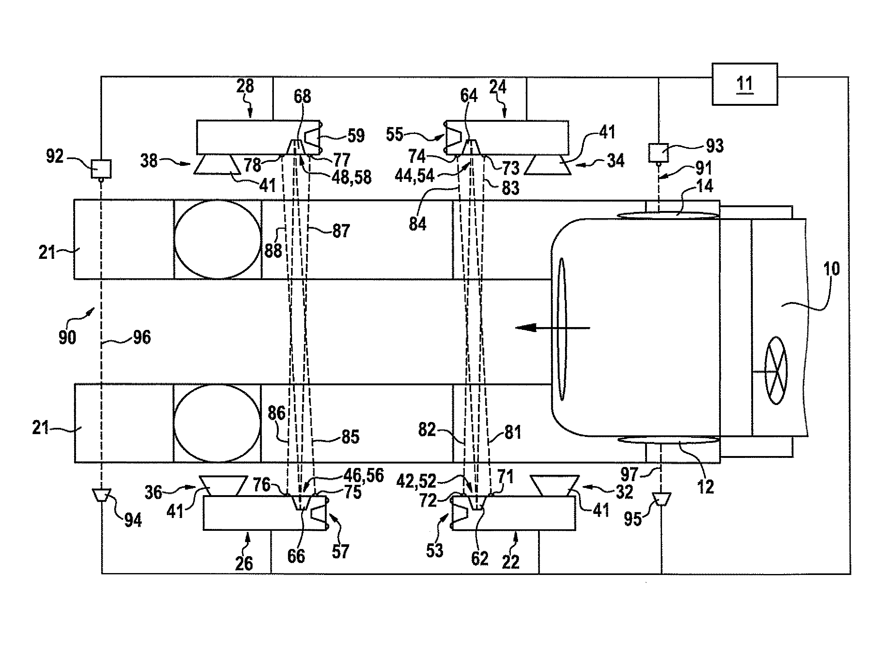 Method for Controlling a Measuring System and Measuring System for Implementing the Method