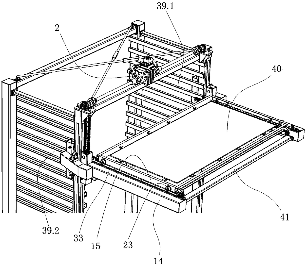 Automatic stereoscopic storage device and method thereof