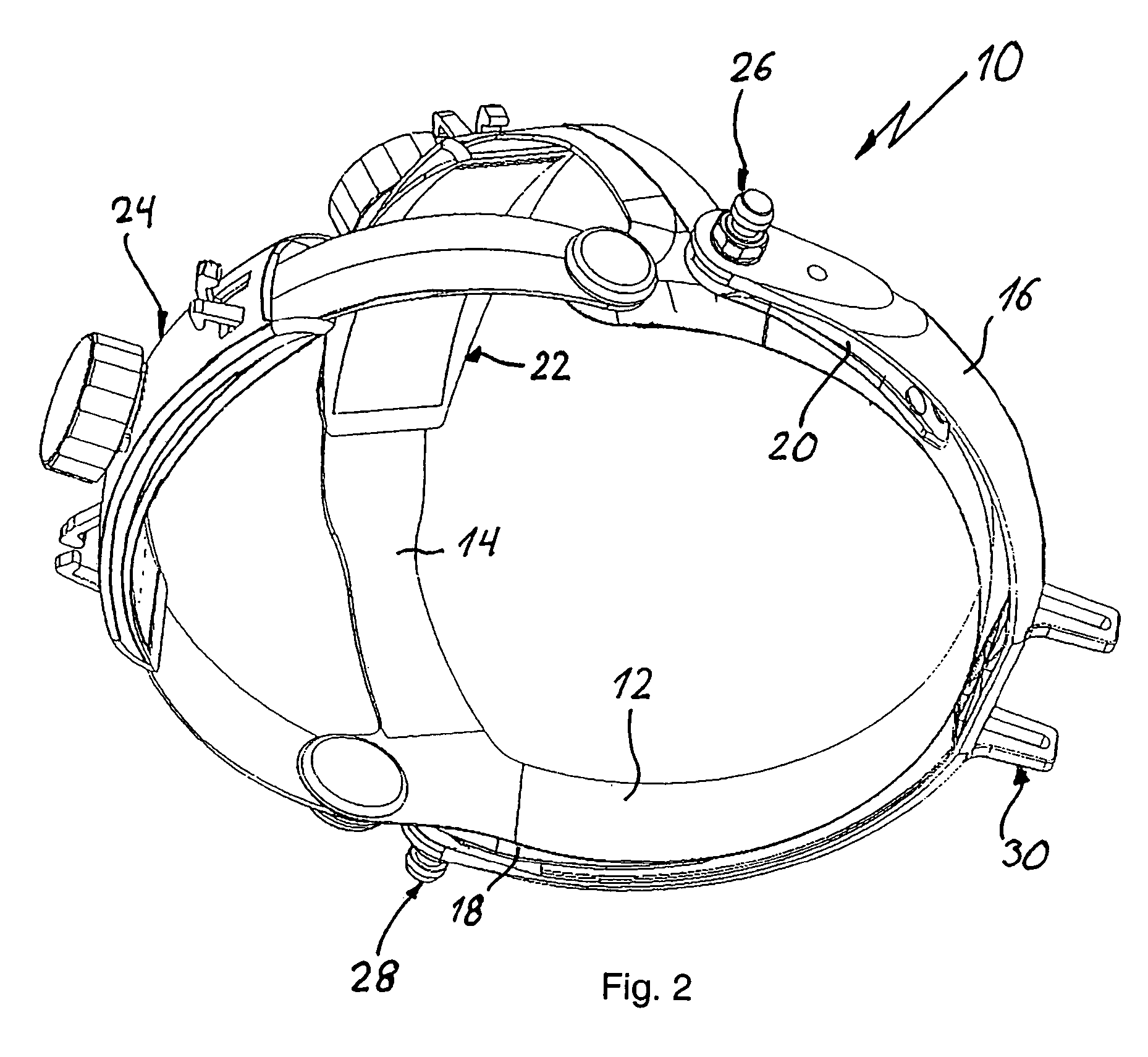 Headband apparatus for head-worn optical instruments