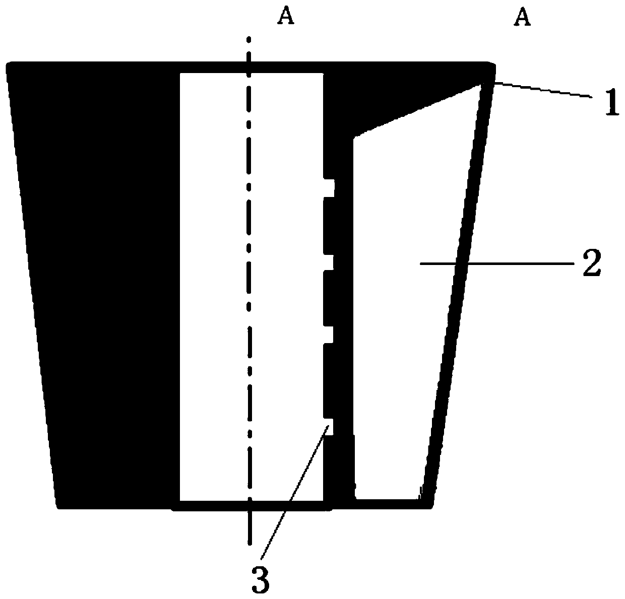 Eccentric-wear-preventing packing for oil extraction