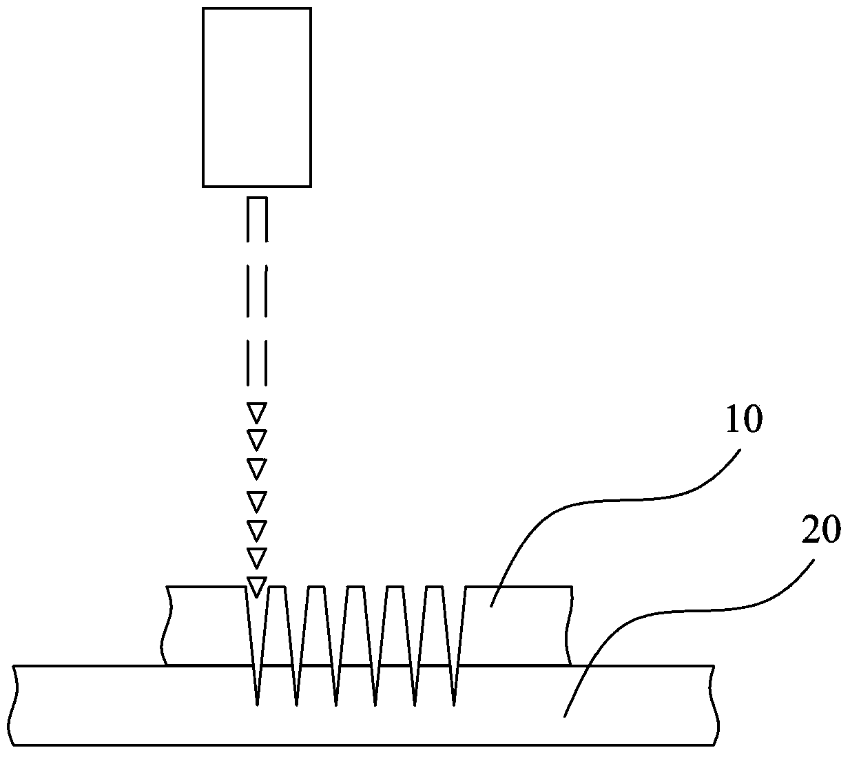 Laser welding method and laser welding product