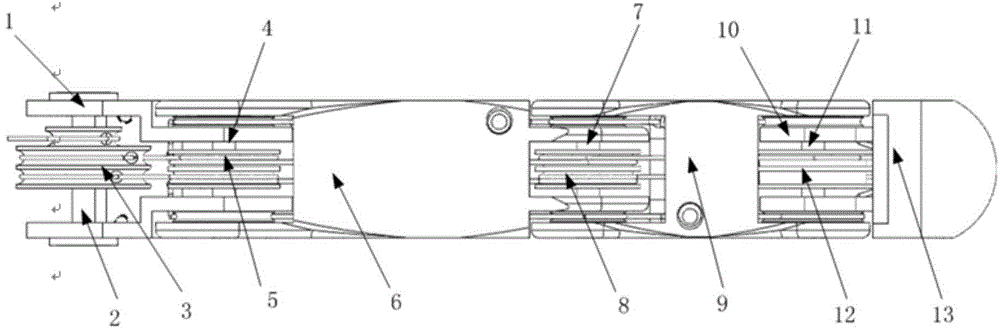 Under-actuated finger capable of being flexibly coupled between joints