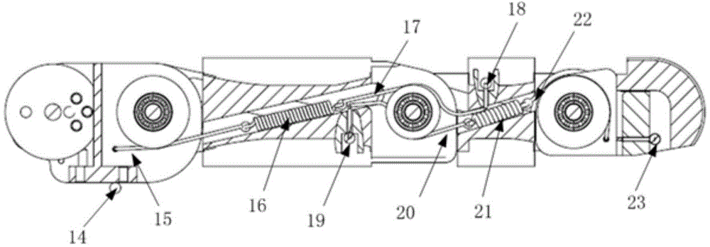 Under-actuated finger capable of being flexibly coupled between joints