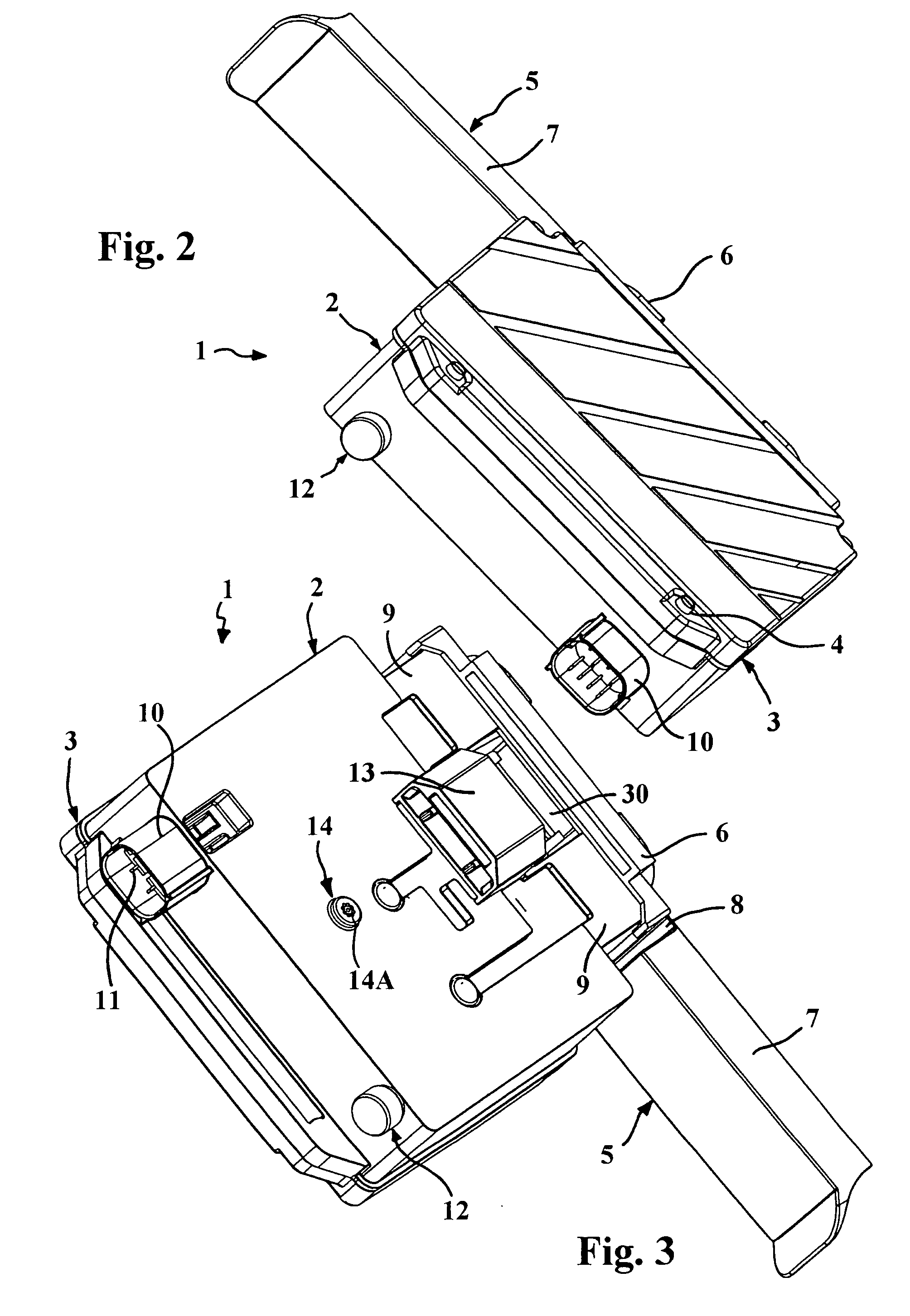 Protection system of a vehicle battery