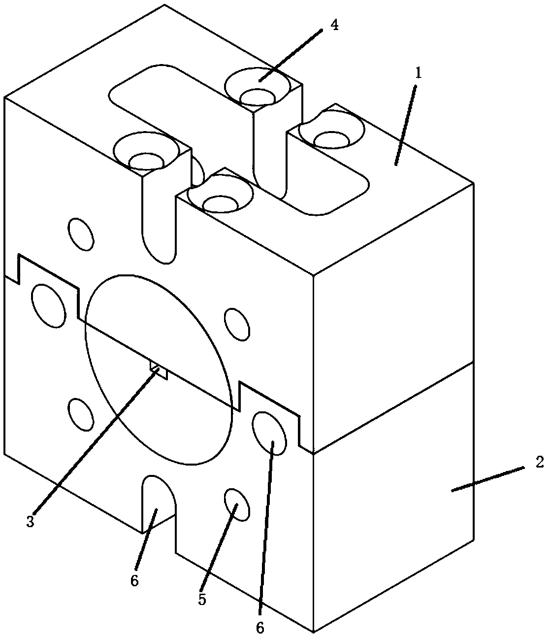 Terahertz quasi-elliptical waveguide filter that is easy to implement by CNC