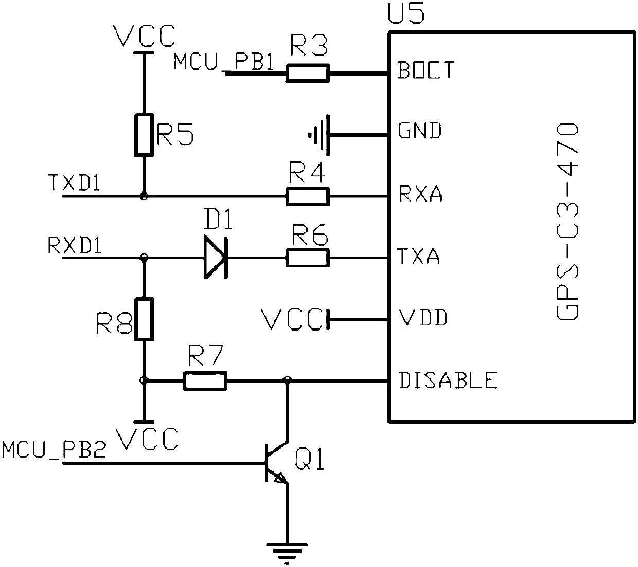 Remote monitoring terminal for soil moisture content of farmland soil