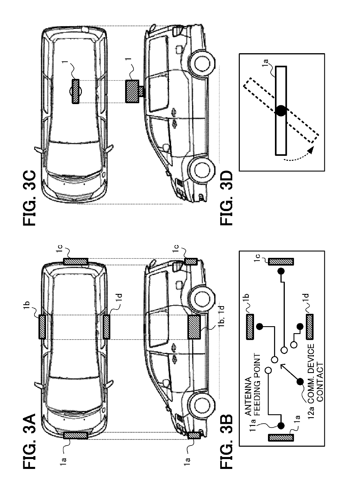 Vehicle-mounted millimeter-wave communication device and communication method