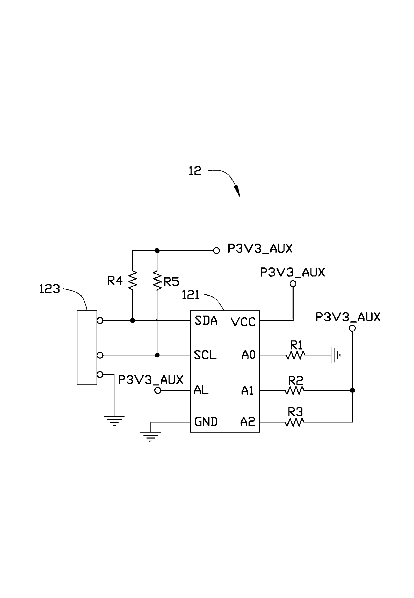 Temperature detecting system