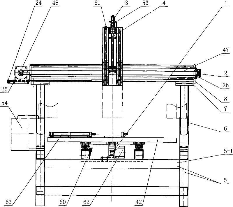 CNC (Computer Numerical Control) four-axis full-automatic foam die-free forming machine