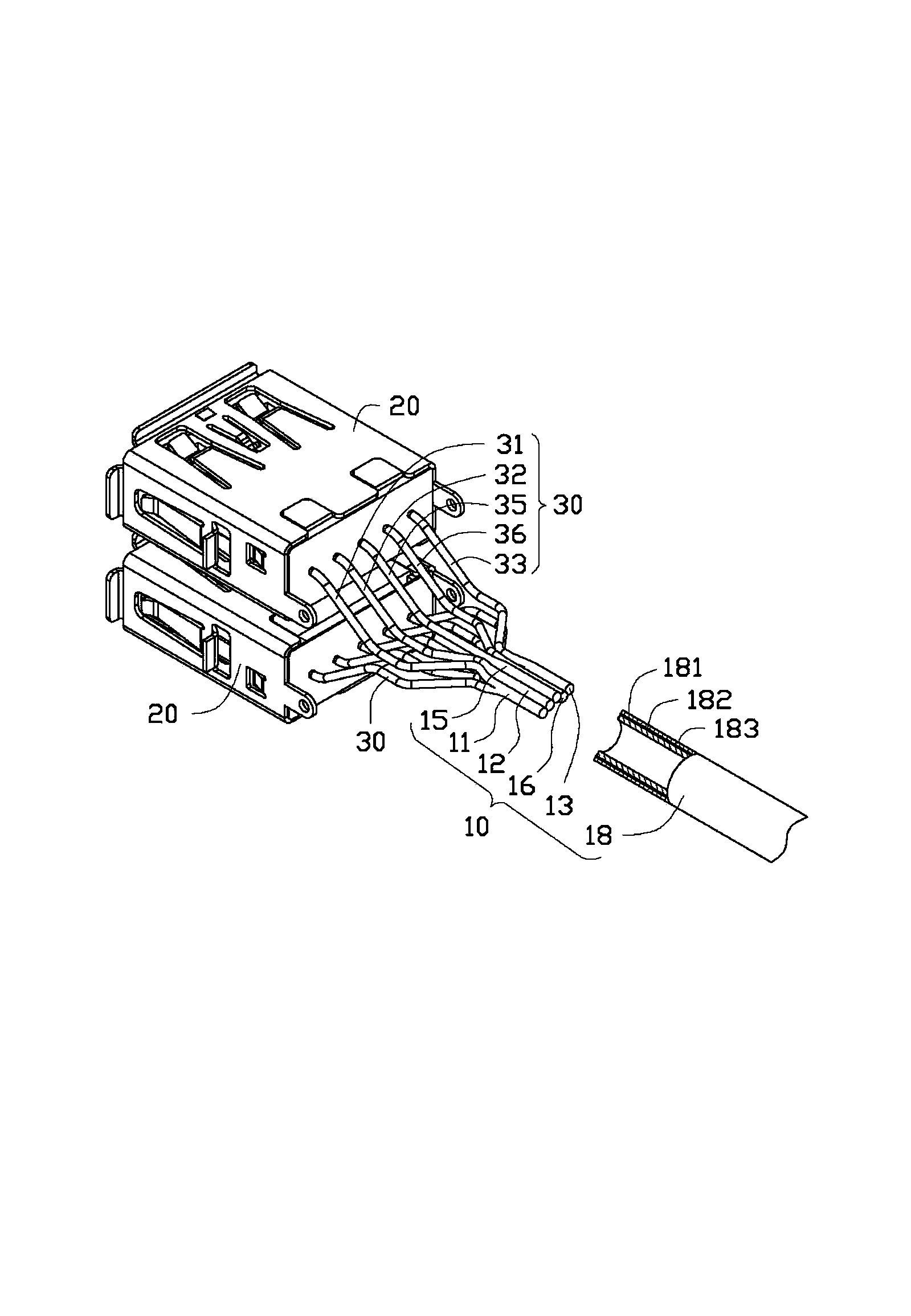 Connector cable