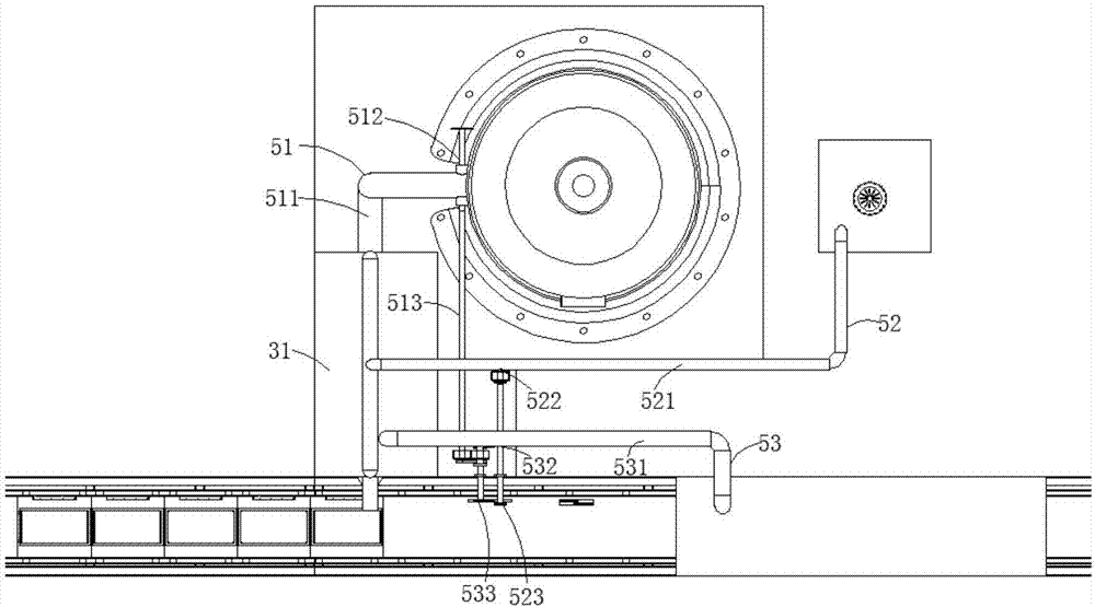 Automatic continuous foaming molding production line