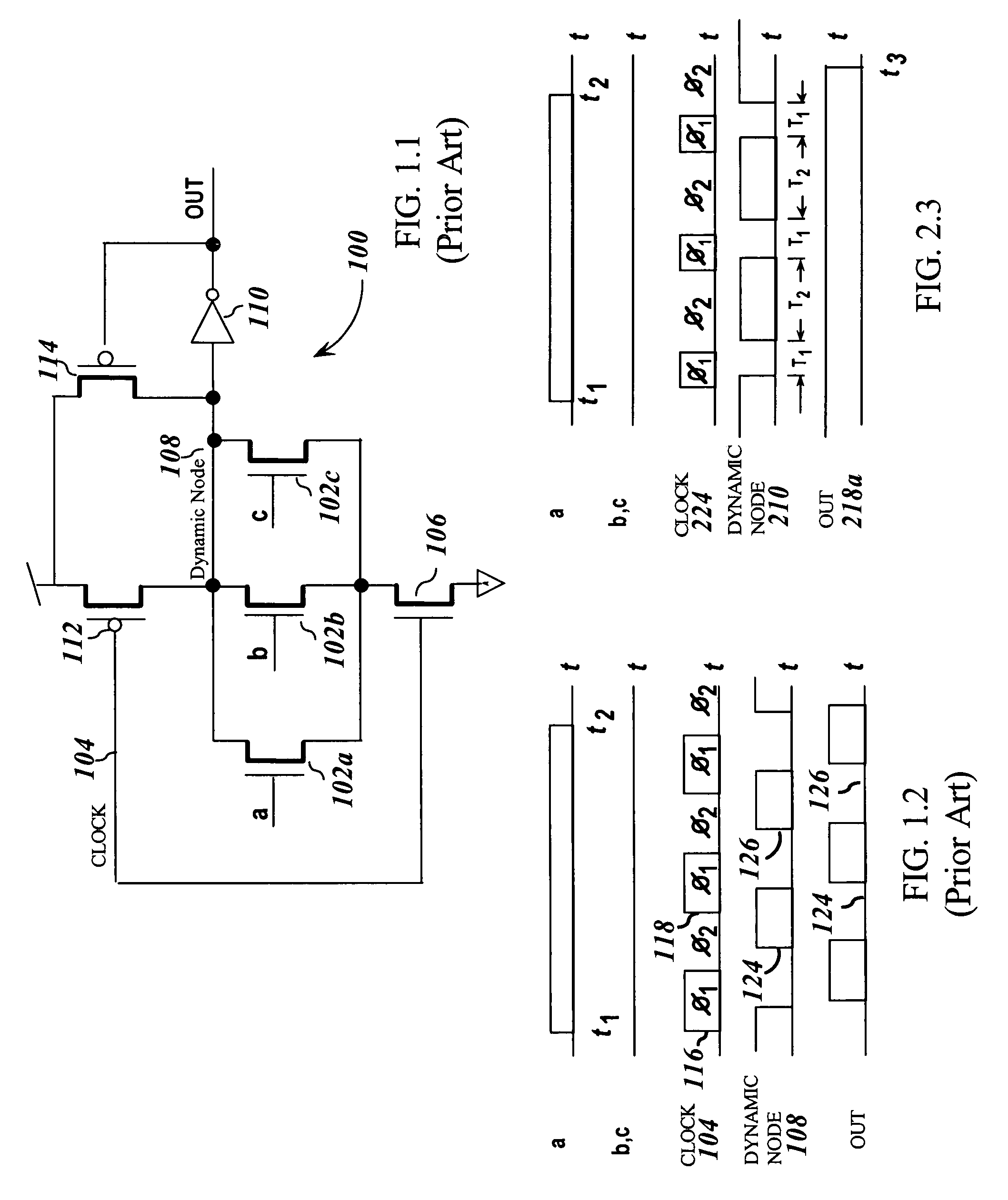 Feedforward limited switch dynamic logic circuit