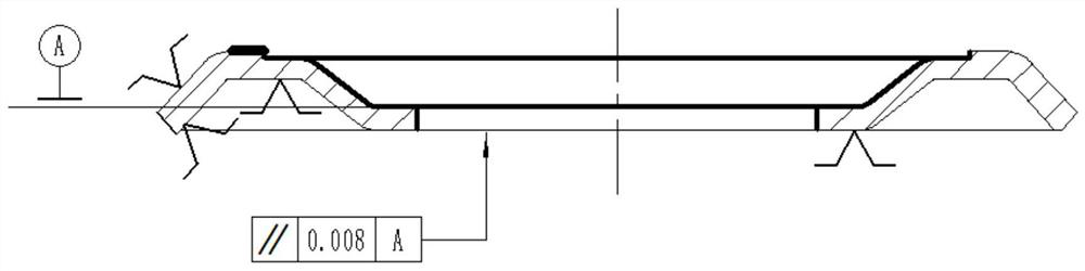 Machining process of damping bowl