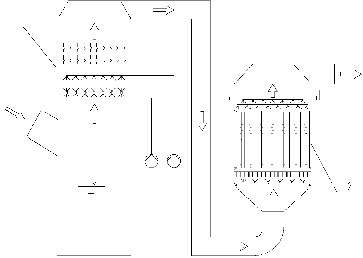 Vertical flow wet-type electric precipitator and wet electric precipitation method