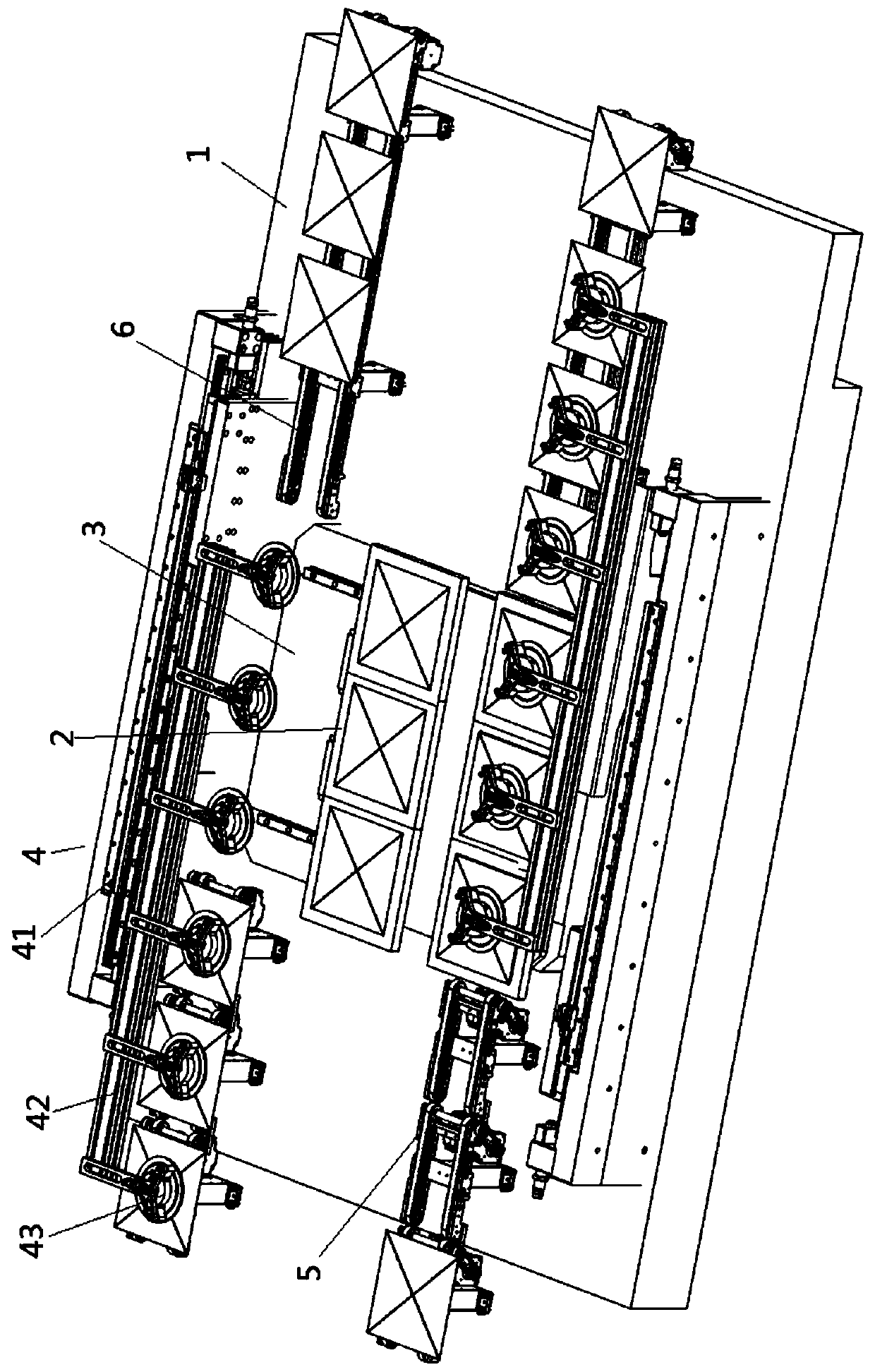 Material conveying system and laser processing equipment