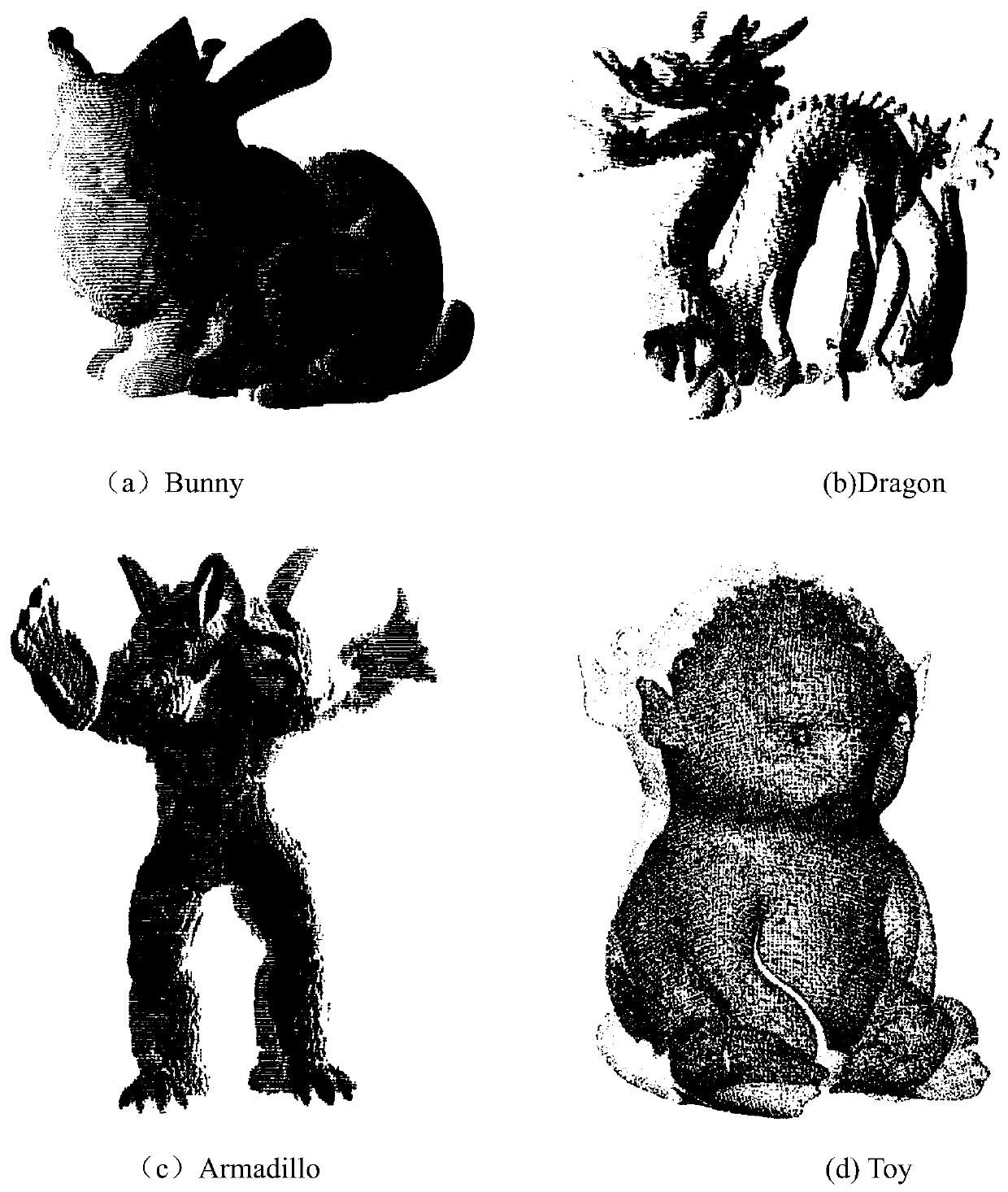 Point cloud registration method for point neighborhood scale difference description