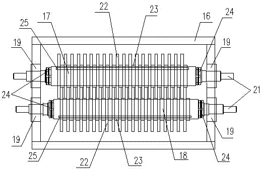 Reconstructed cut tobacco shredding and winnowing system