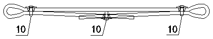 Bearing capacity detection device for tunnel fan support structure