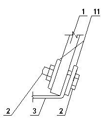 Bearing capacity detection device for tunnel fan support structure