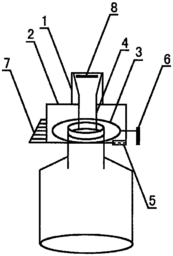 Purified water extracting device