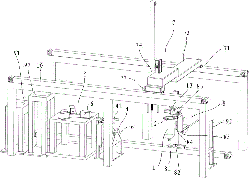 Sealing crushing device